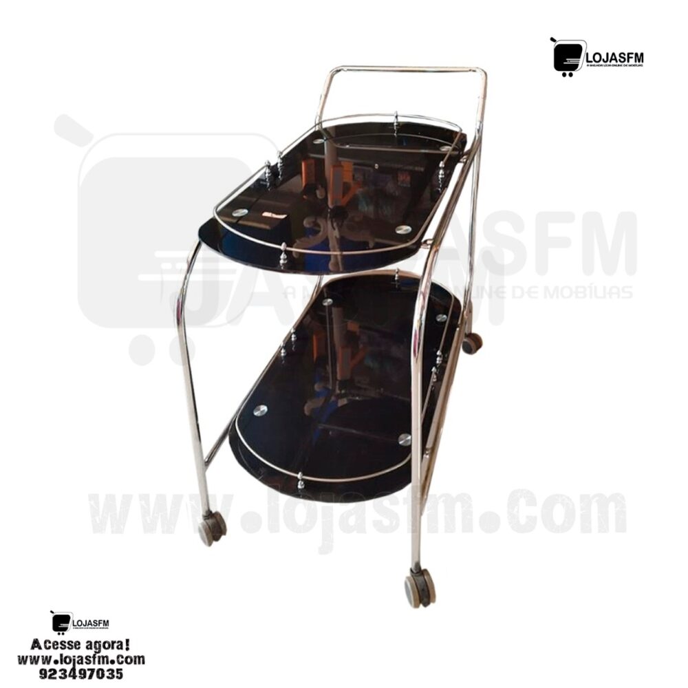 carrinho multi uso com 2 prateleira produto novo com direito e montagem - Image 2