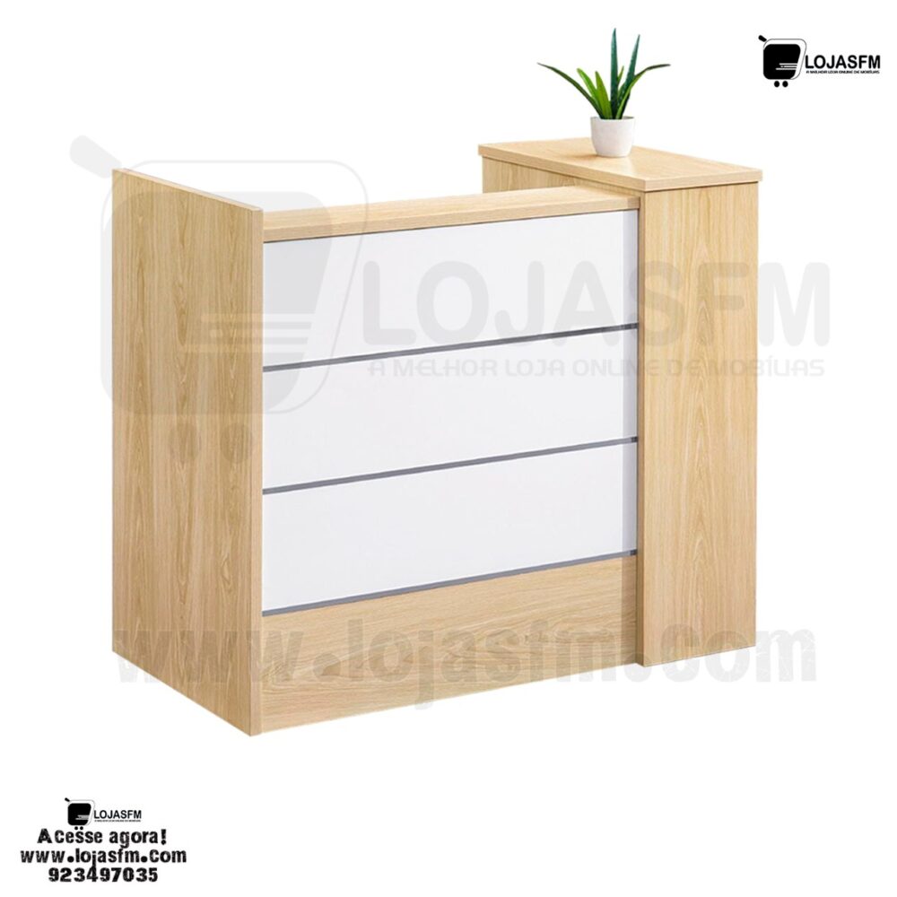 Balcão medida 140x60 produto novo com direito entrega e montagem - Image 1