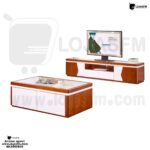 Conjunto mesa centro com a rack para tv produto novo com direito entrega e montagem