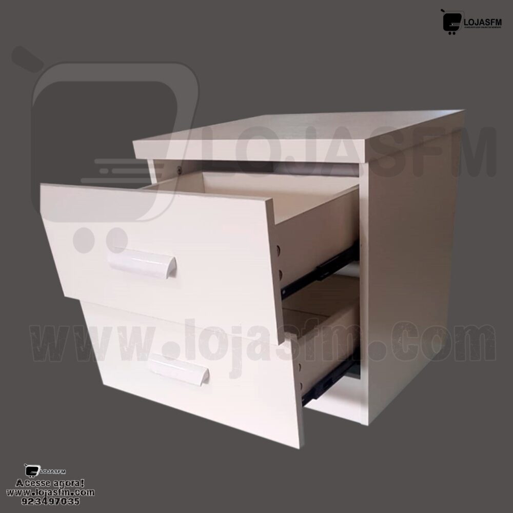 Mesa de cabeceira com 2 gaveta produto novo com direito entrega e montagem - Image 2
