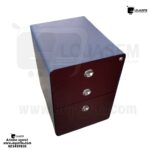 Bloco de gaveta metálico rodado com 3 gaveta produto novo com direito entrega e montagem