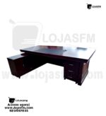 Secretaria L com bloco de gaveta medida 170x70 produto novo com direito entrega e montagem - Image 2