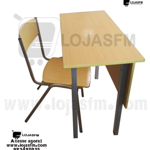 🪑 Carteira Escolar Individual Universitária – 100x50 cm produto novo com direito entrega e montagem