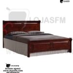 Cama de casal madeira medida 190x140 produto novo com direito entrega e montagem