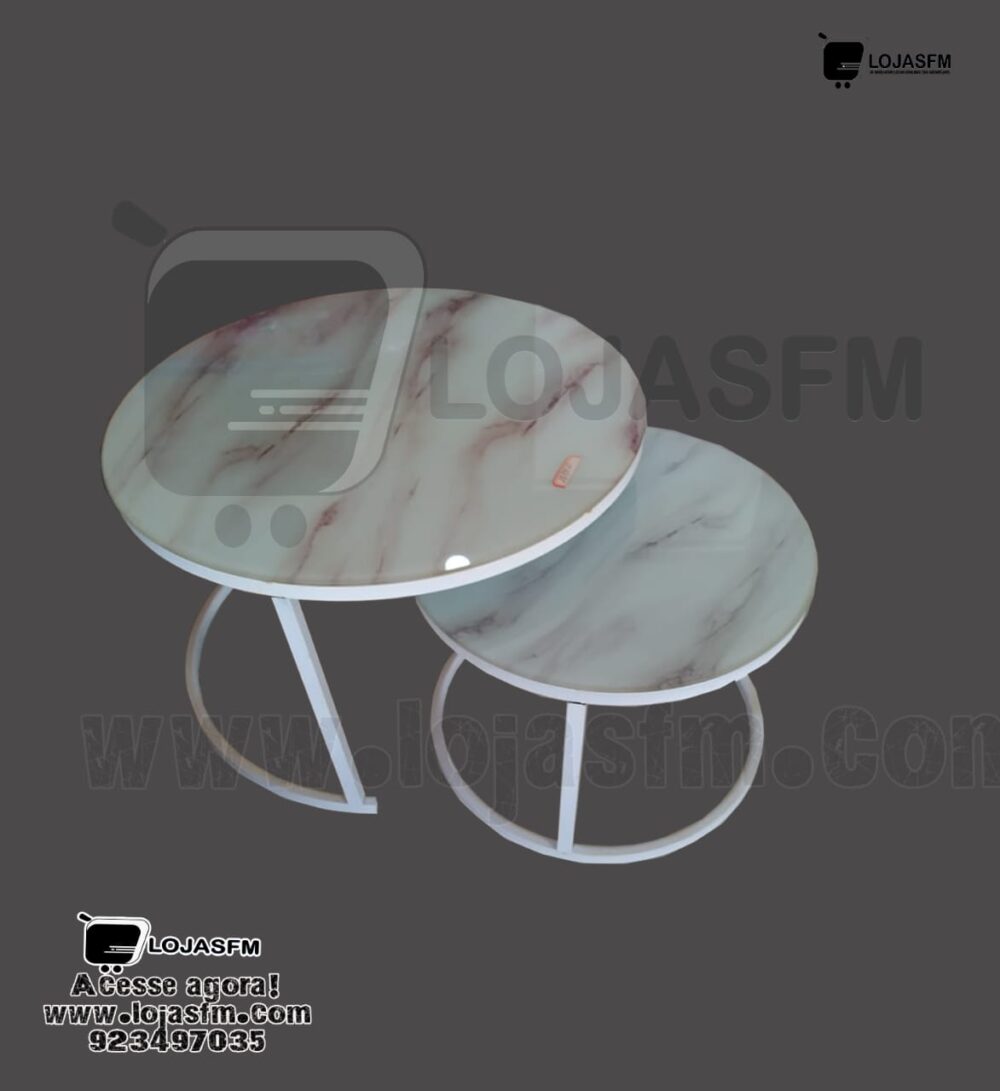 Mesa de apoio oval produto novo com direito entrega e montagem - Image 1