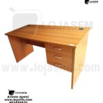 Secretaria com bloco de gaveta fixa medida 120x60 produto novo com direito entrega e montagem