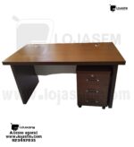 Secretaria de 140x70 com bloco rodado produto novo com direito entrega e montagem - Image 2