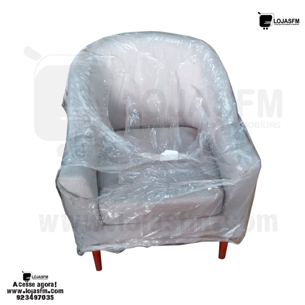 Poltrona em tecido de 1 lugar produto novo com direito entrega ao domicílio - Image 2