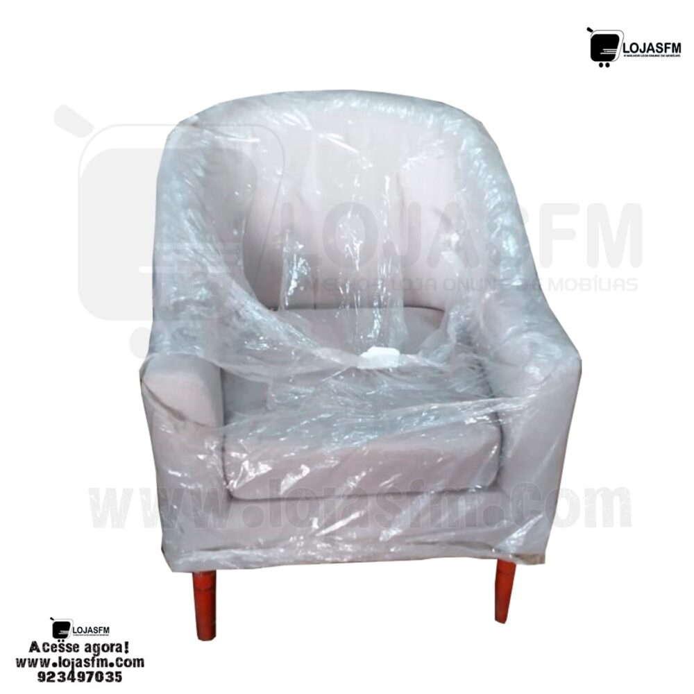 Poltrona em tecido de 1 lugar produto novo com direito entrega ao domicílio - Image 1