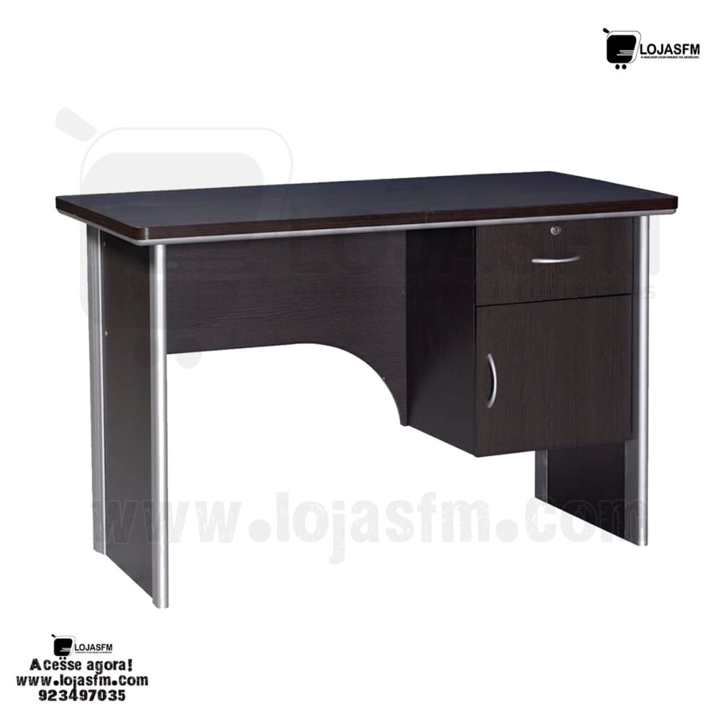 Secretaria com bloco fixo medida 120x60 produto novo com direito entrega e montagem - Image 1