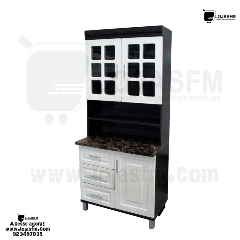 Armário de cozinha em madeira produto novo com direito entrega e montagem - Image 1