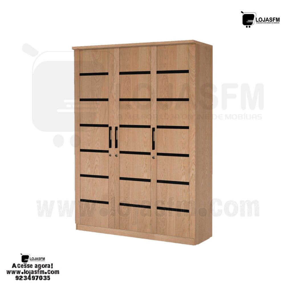 Roupeiro com 3 porta produto novo com direito entrega e montagem - Image 1