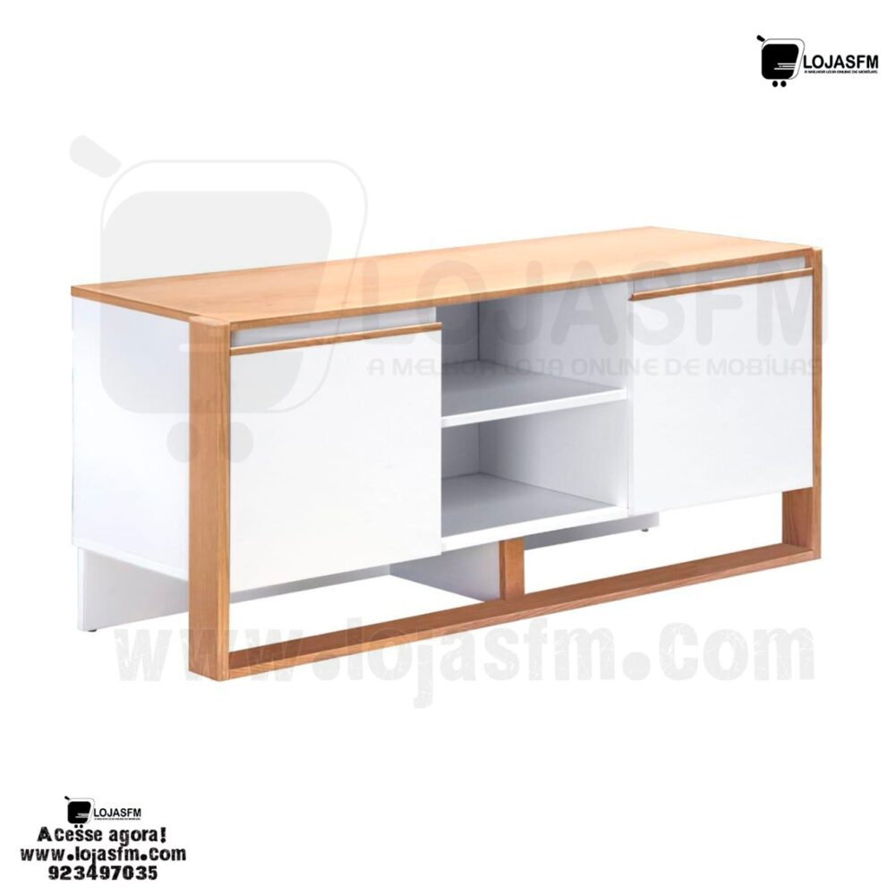 Rack para tv com 2 porta produto novo com direito entrega e montagem - Image 1