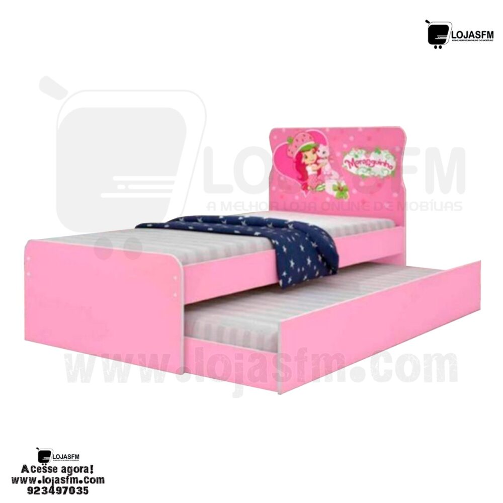 Cama dupla com 1 colchão produto novo com direito entrega e montagem - Image 1