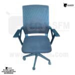 Cadeira giratória com costa de rede produto novo com direito entrega e montagem