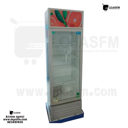 Frigorifico com 1 porta de vidro 380 litros produto novo com direito entrega ao domicílio