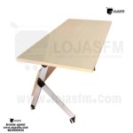 Secretaria de 120x60 com pés de ferro produto novo com direito entrega e montagem