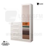 Sapateira de 1 porta de vidro e cómoda de 4 gaveta produto novo com direito entrega e montagem