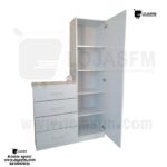 Sapateira de 1 porta de vidro e cómoda de 4 gaveta produto novo com direito entrega e montagem - Image 2