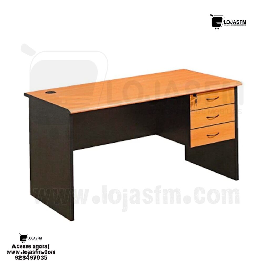 secretaria com bloco de gaveta produto novo com direito entrega e montagem - Image 1