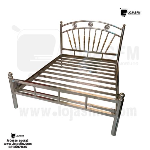 Cama de ferro medida 190x150 produto novo com direito entrega e montagem
