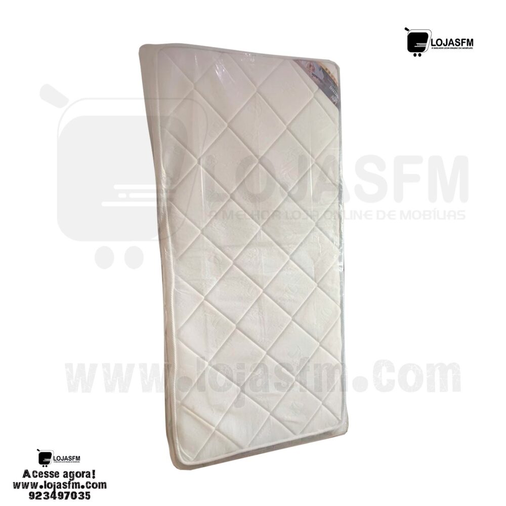 Colchão de espuma cor branco medida 190x90 grossura 20 produto novo com direito entrega ao domicílio - Image 1