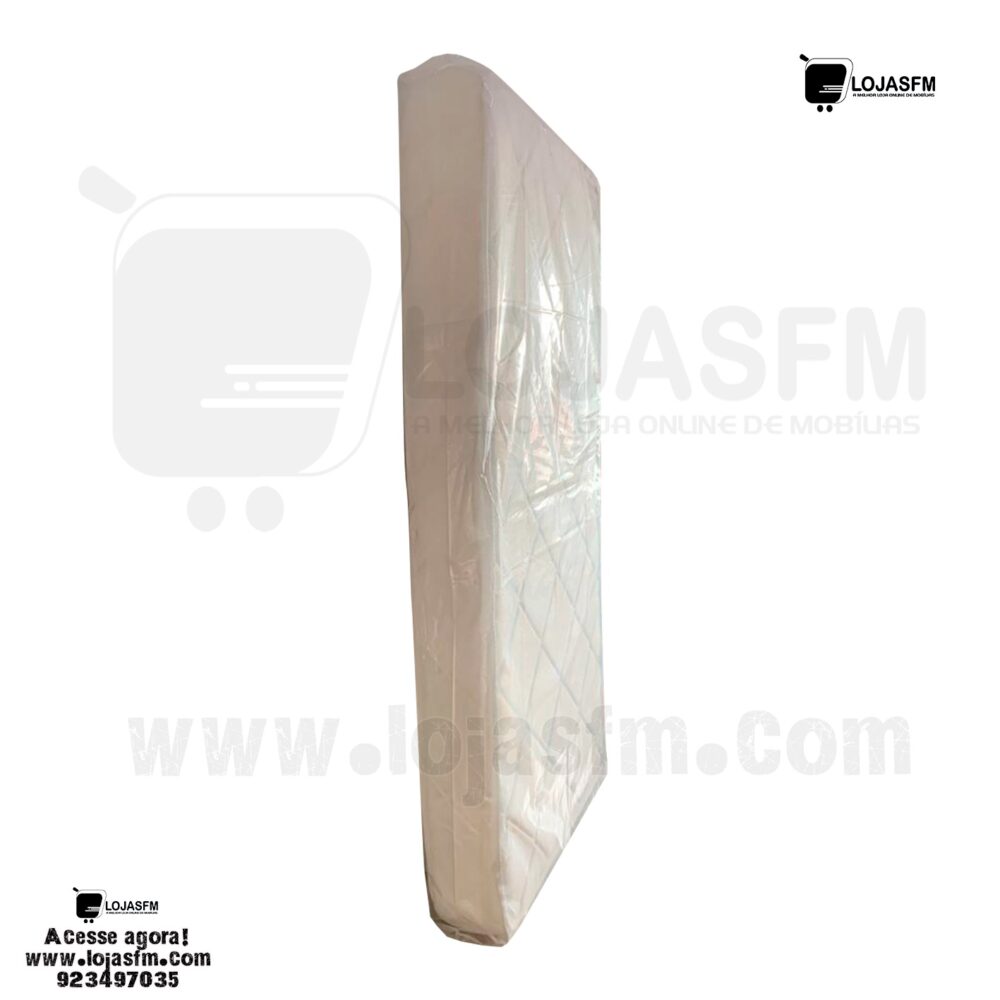 Colchão de espuma cor branco medida 190x90 grossura 20 produto novo com direito entrega ao domicílio - Image 3