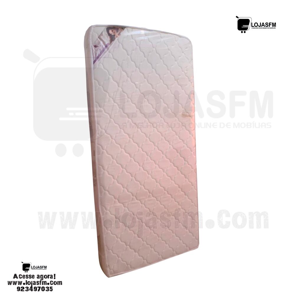 Colchão de espuma cor branco medida 190x90 grossura 15 produto novo com direito entrega ao domicílio - Image 1