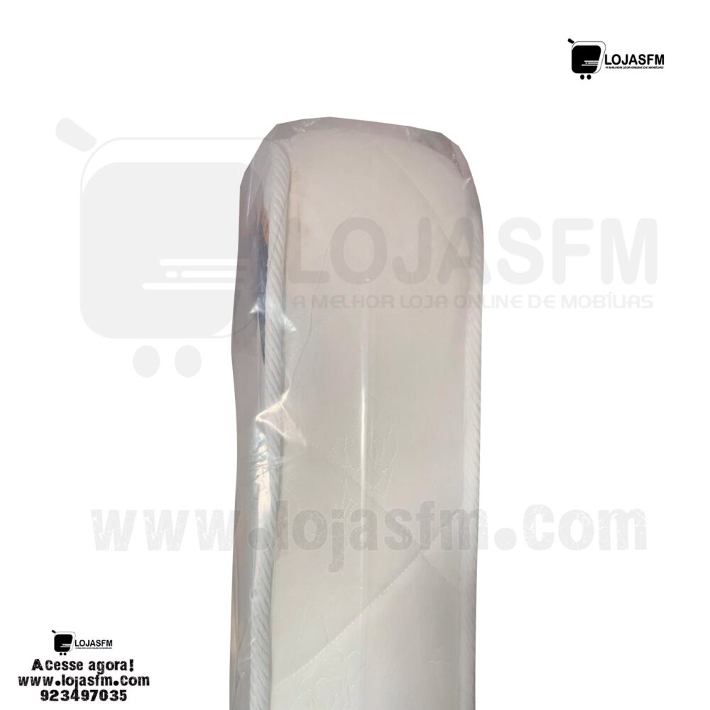 Colchão de espuma cor branco medida 190x90 grossura 20 produto novo com direito entrega ao domicílio - Image 2