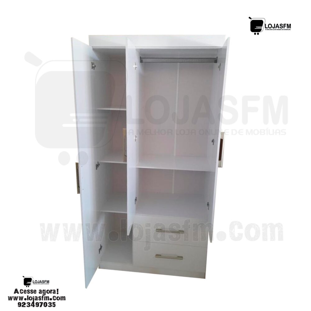 Roupeiro com 3 porta e 2 gaveta produto novo com direito entrega e montagem - Image 2