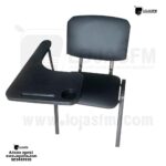 Cadeira com palmatória armação de ferro acento e encosto em napa produto novo com direito entrega e montagem