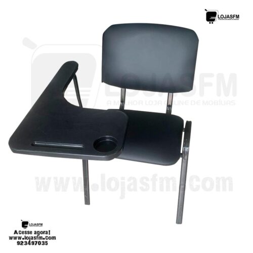 Cadeira com palmatória armação de ferro acento e encosto em napa produto novo com direito entrega e montagem