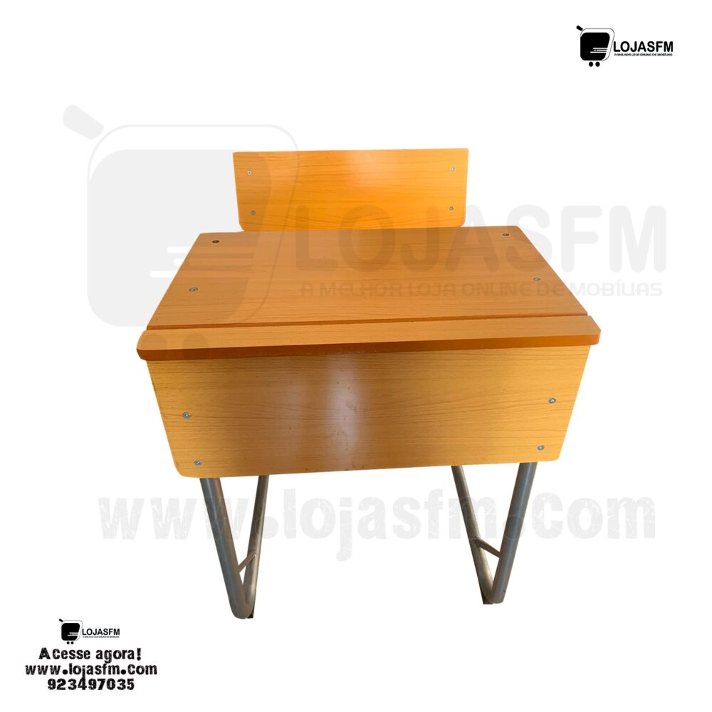 Carteira escolar com cadeira colada monobloco produto novo com direito entrega e montagem - Image 2