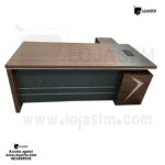 Secretaria executiva com armário base produto novo com direito entrega e montagem