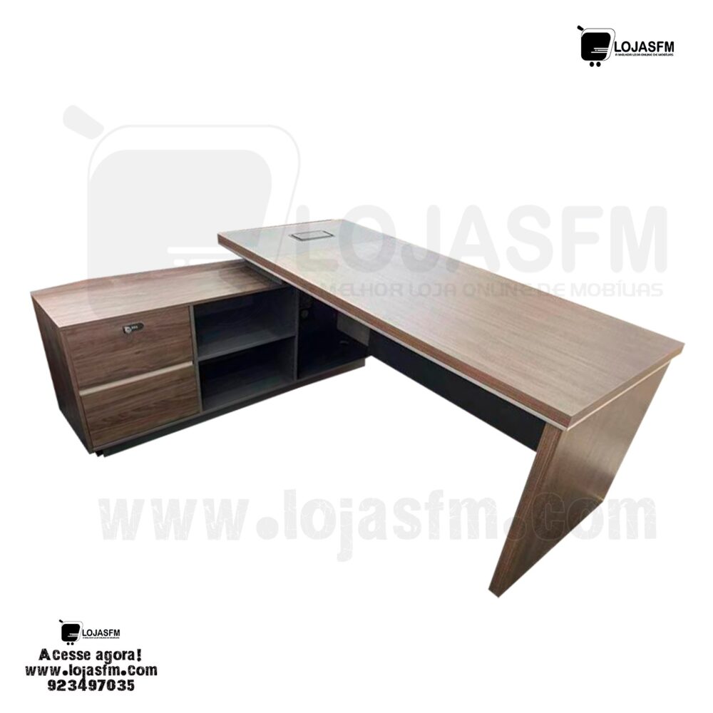 Secretaria executiva com armário base produto novo com direito entrega e montagem - Image 2