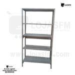 Estante metálica com 5 prateleira 195x100 cor cinza produto novo com direito entrega e montagem
