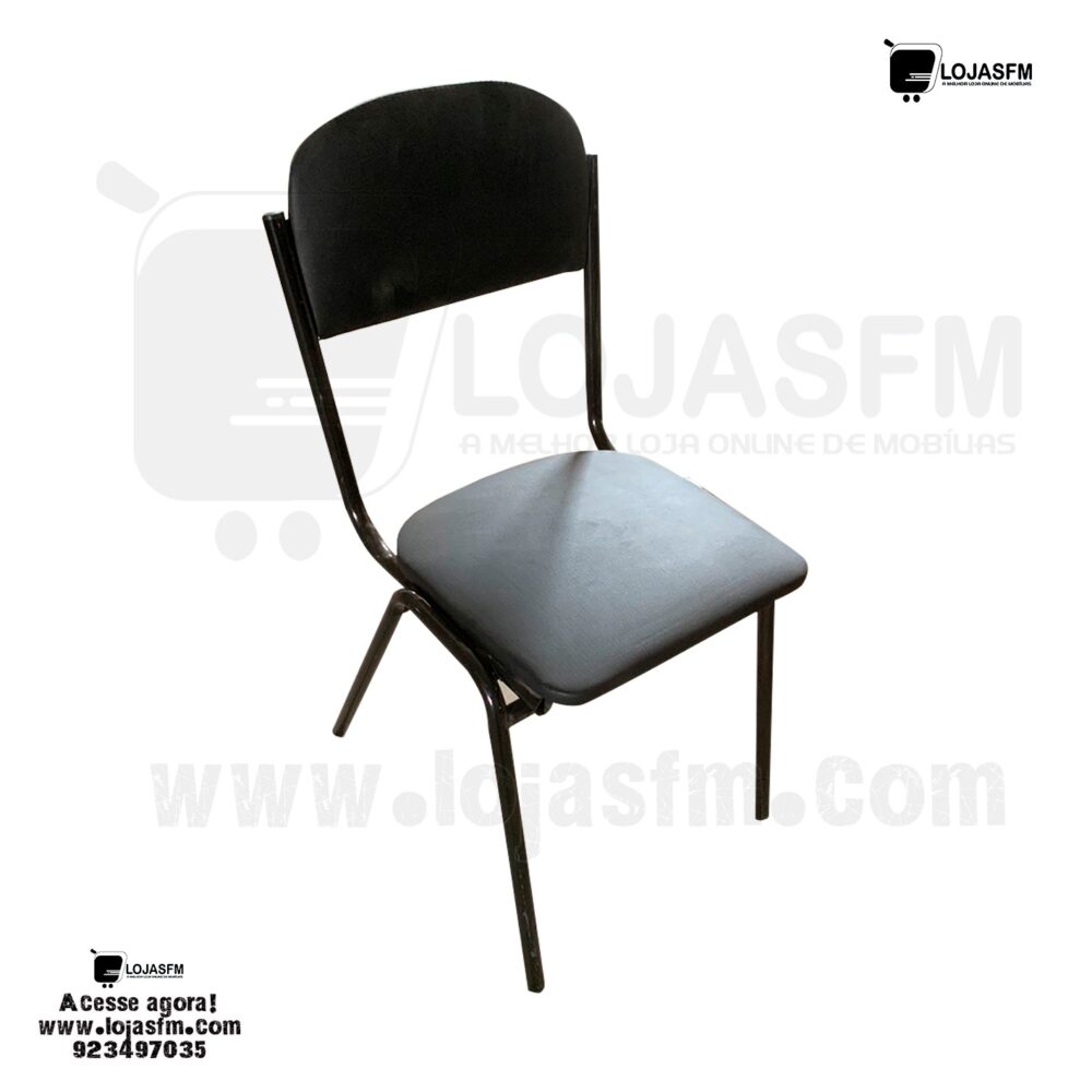 Cadeira fixa armação de ferro acento e encosto em napa produto novo com direito entrega ao domicílio - Image 3