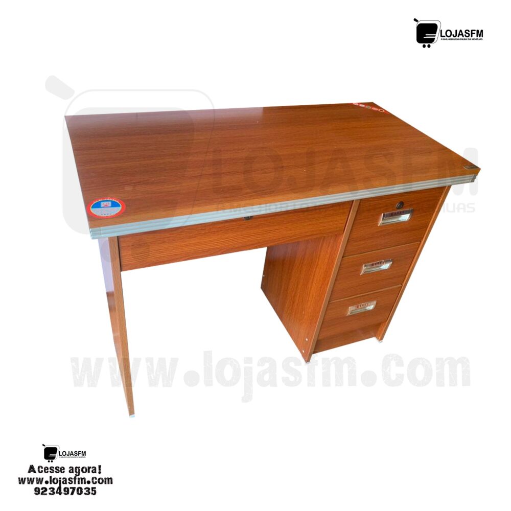 Secretaria com bloco fixo 100x50 produto novo com direito entrega e montagem - Image 1