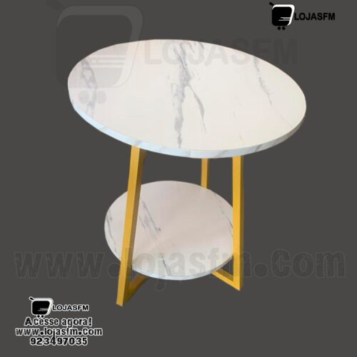 Mesa oval tampo em madeira com armação de ferro produto novo com direito entrega e montagem