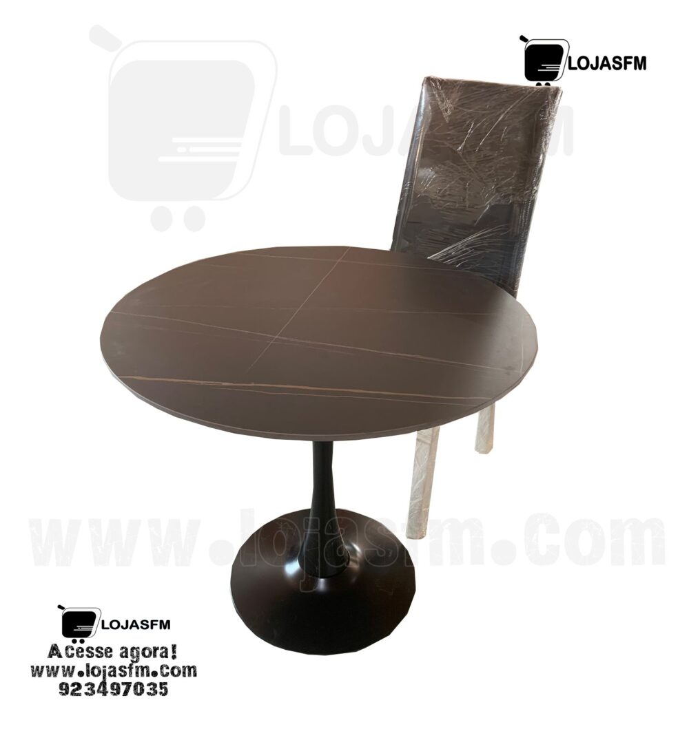 Imagem do WhatsApp de 2024-05-24 à(s) 11.05.59_f42445e5 Mesa oval estrutura de ferro tampo mármore produto novo com direito entrega e montagem - Image 1