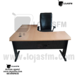 Secretaria L perna metálica tampo em madeira produto novo com direito entrega e montagem