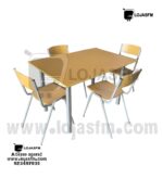 Mesa com 4 cadeira para refeitório produto novo com direito entrega e montagem 