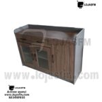 Armário base em madeira com 3 porta e 2 gaveta produto novo com direito entrega e montagem