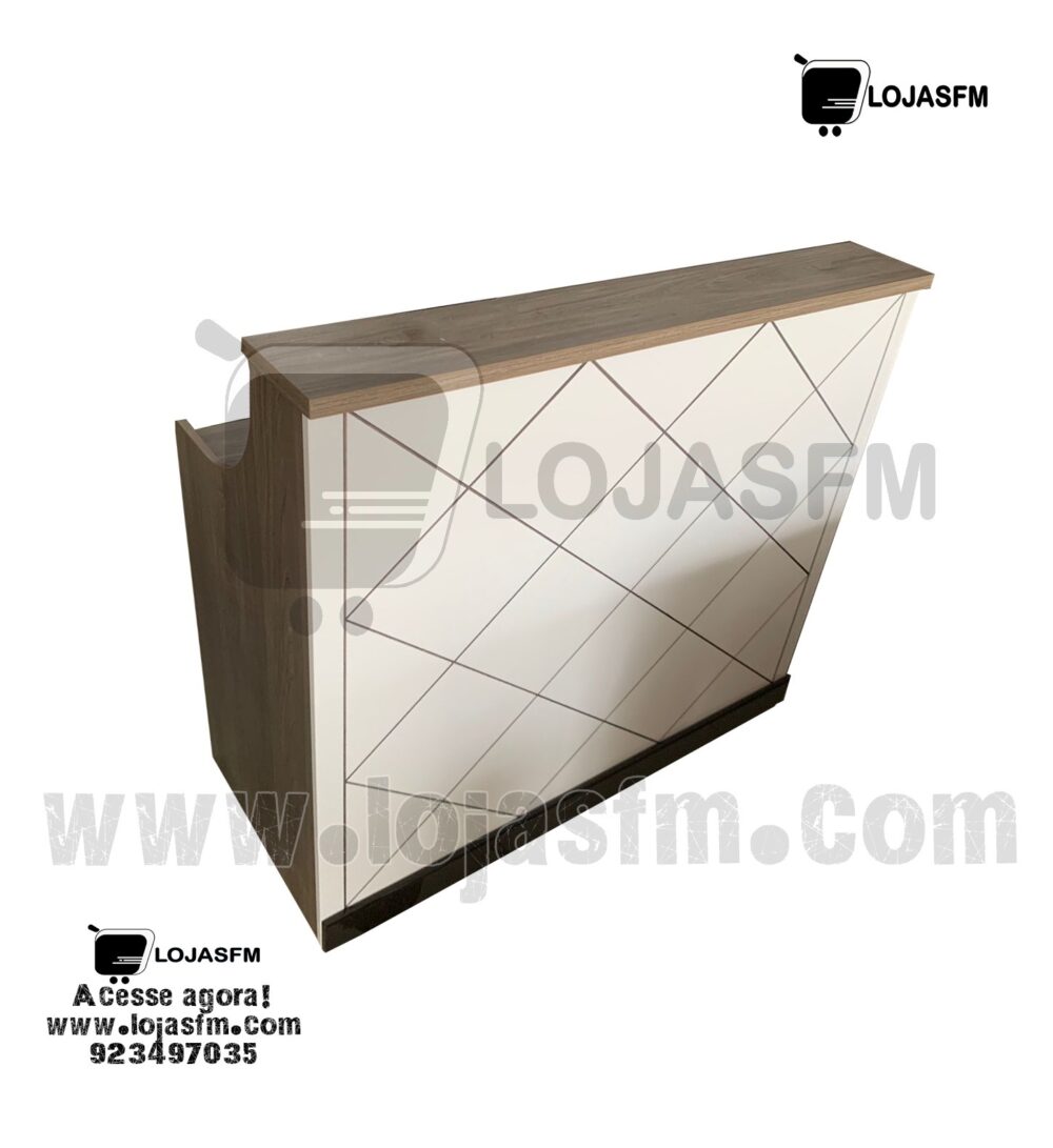 Secretaria balcão 140x60 produto novo com direito entrega e montagem - Image 1