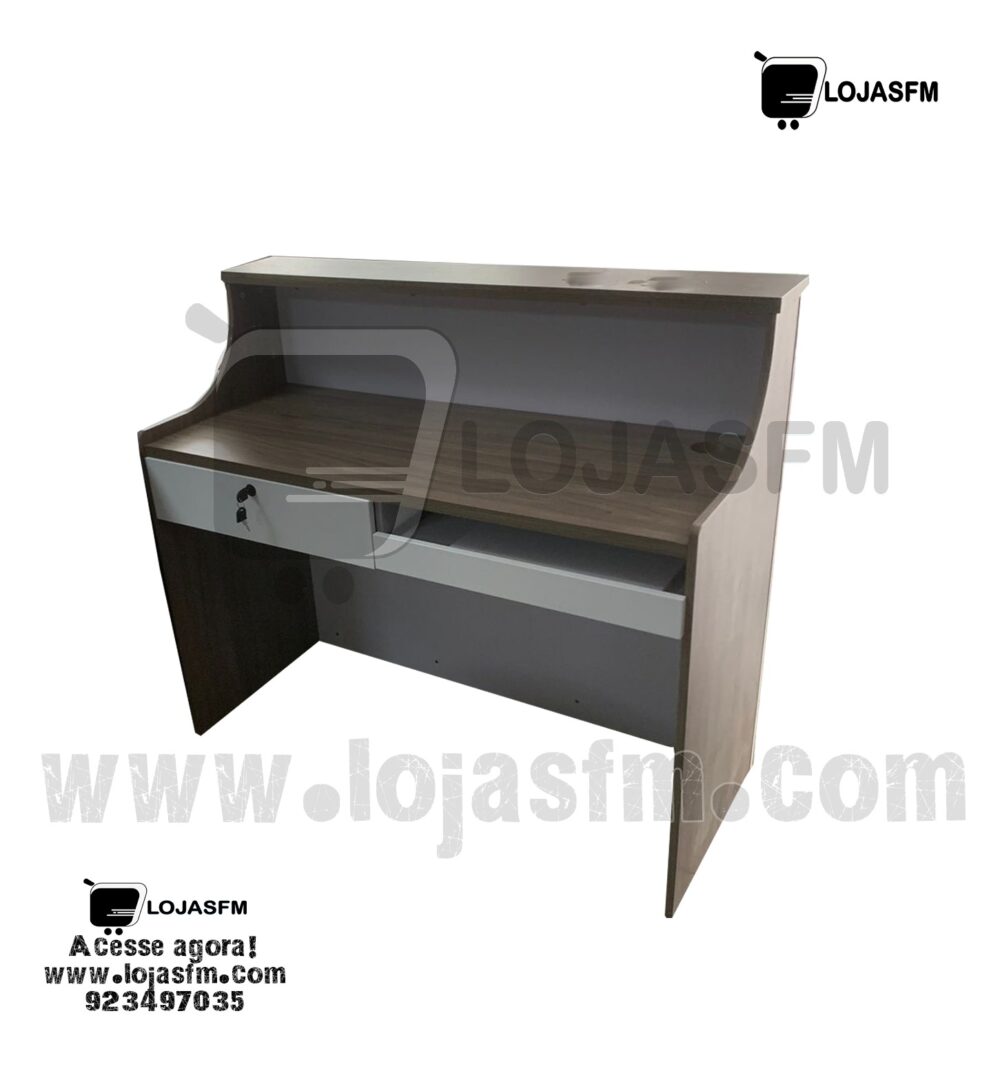 Secretaria balcão 140x60 produto novo com direito entrega e montagem - Image 2