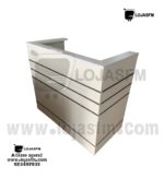Balcão branco e preto em madeira medida 140x60 produto novo com direito entrega e montagem