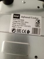 Placa portátil elétrica de uma  boca digital marca RAF tem ventilador resistente ao aquecimento produto novo com direito entrega ao domicilio - Image 5