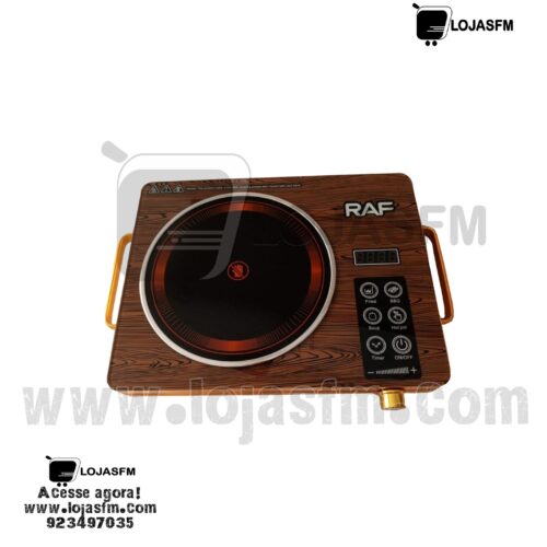 Placa portátil elétrica de uma  boca digital marca RAF tem ventilador resistente ao aquecimento produto novo com direito entrega ao domicilio