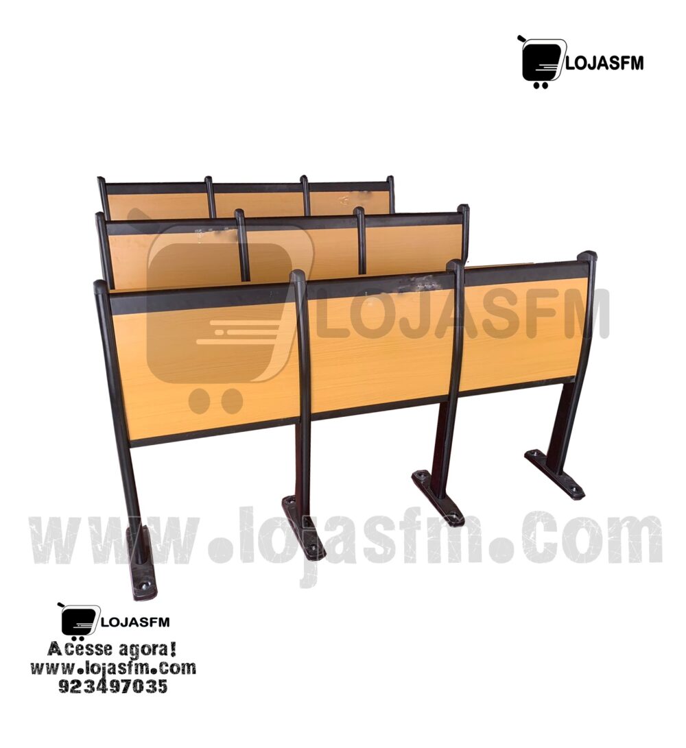 Carteira escolar 3 unidade com a respectiva mesa produto novo com direito entrega e montagem - Image 3