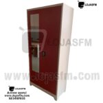 Armário metálico com 2 porta cor branco  e vermelho medida 180x90 produto novo com direito entrega e montagem